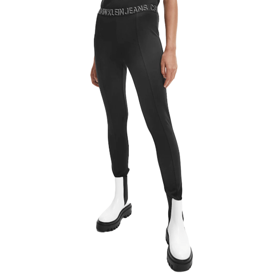 Calvin Klein women's leggings with logo belt - Image 2