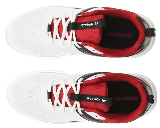Reebok Junior Boys Trainers Rush Runner 4 Leather Lace Up white