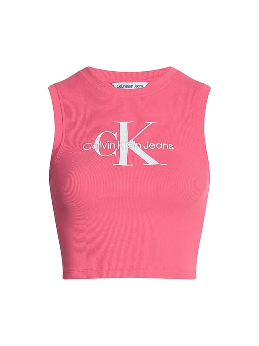 Calvin Klein tanktop met klassiek logo op de voorkant voor dames - Image 1