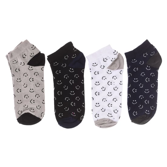 Pack of 4 men's ankle socks, men's short socks