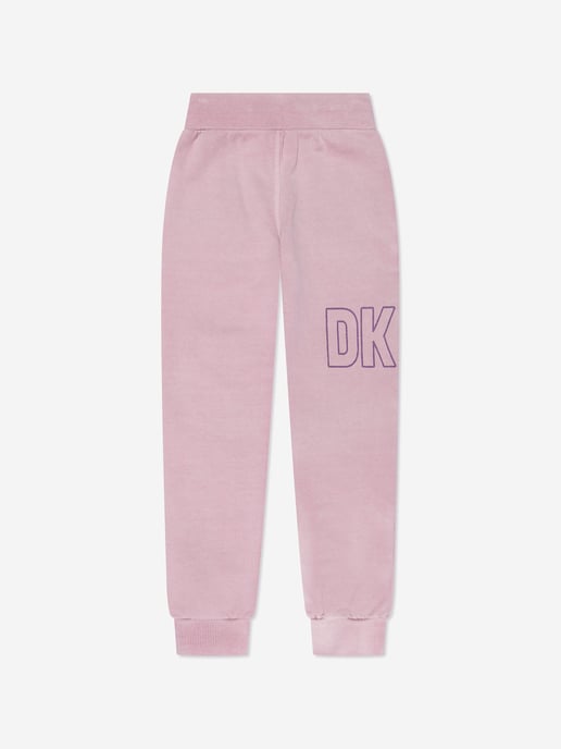 DKNY Kids Logo Joggers in Purple