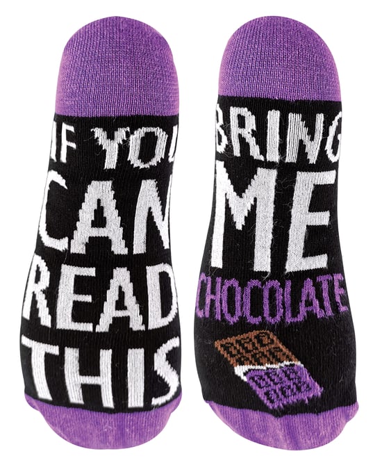 If You Can Read This Socks Bring Me Chocolate Socks - Image 1
