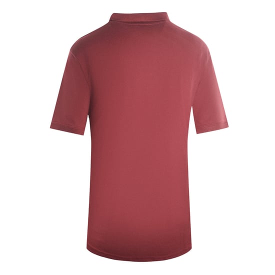 Lyle & Scott Plain Broderad Logo Fletcher Burgundy Polo Shirt - Image 2