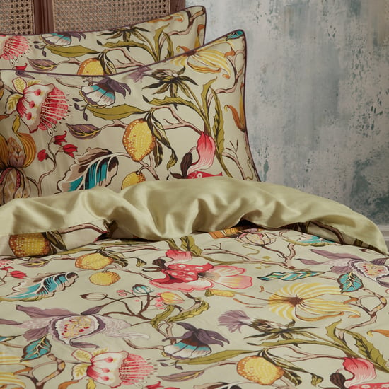 EW by Edinburgh Weavers Morton Floral Premium Cotton Sateen Duvet Cover Set