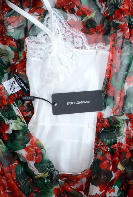 Dolce & Gabbana Kvinnor Blommor Mid-Length Klänning - Image 5