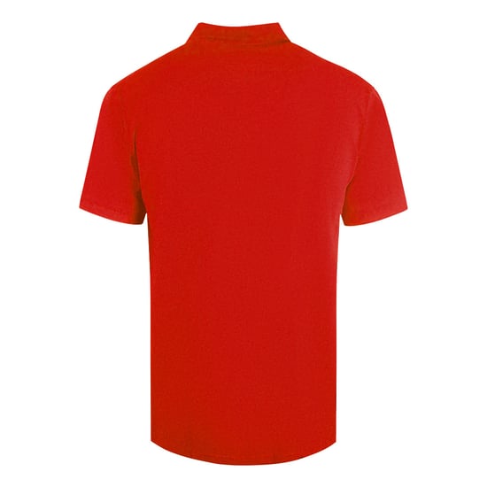 Cavalli Class Signature Logo Red Polo Shirt