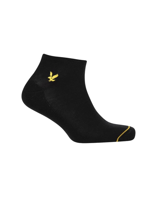 Lyle & Scott 3 paar enkelsokken in wit - Image 2