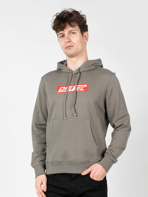 Diesel Sweatshirt S-Ginn Herr Grå - Image 3