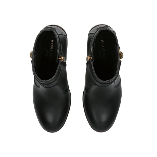 Kurt Geiger London Leather Shoreditch Block Ankle B Boots