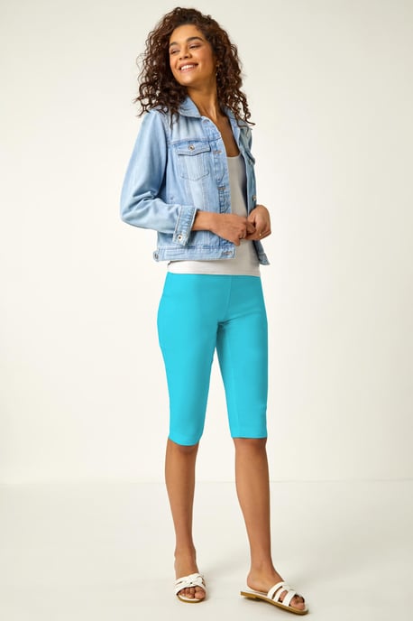 Knee Length Stretch Shorts