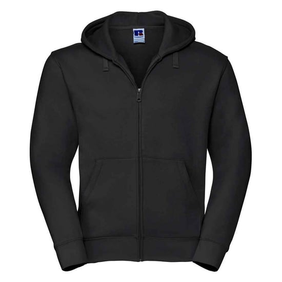 Russell Mens Authentic Hooded Sweatshirt (Black) - Image 1