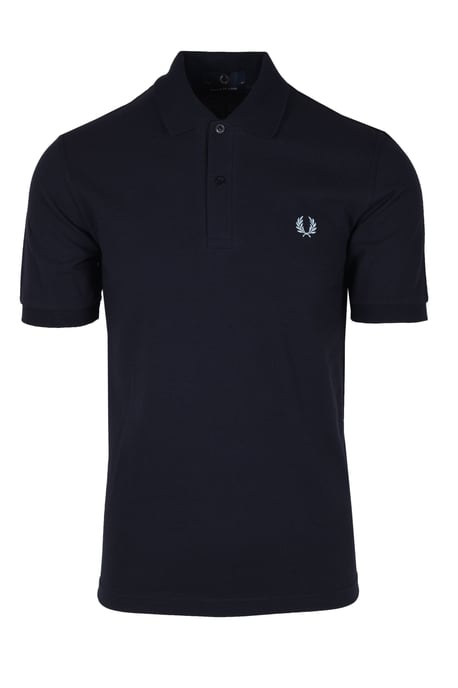 Fred Perry De Original Made In England Polo Shirt Marineblauw - Image 1