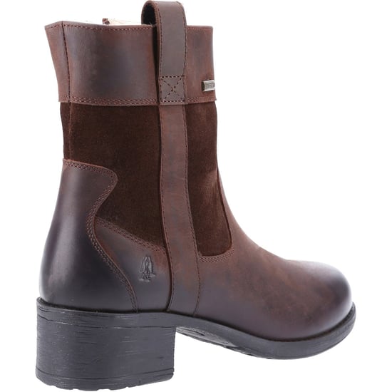 Hush Puppies Saskia Leather Women's Brown Boots - Image 2