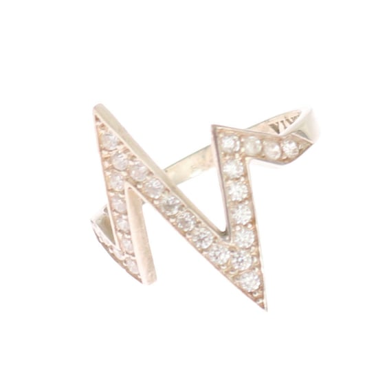 Nialaya Zilveren Authentieke Dames Heldere Ring - Image 1