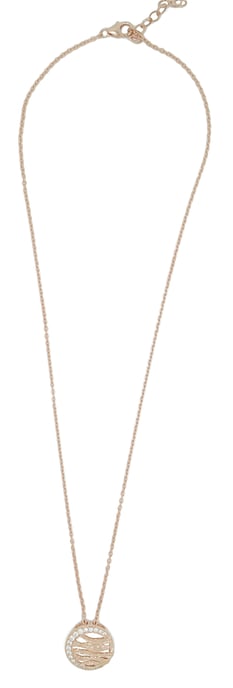 Orphelia Women's 925 Sterling Silver Chain with Pendant - Rose ZH-6031/1 - Image 3