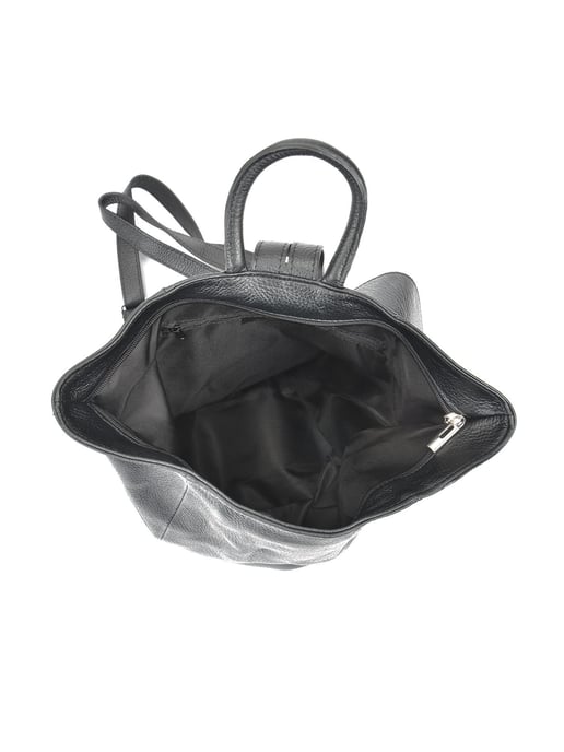 Anna Luchini SS22 AL 1083 Black Leather Bag - Image 3