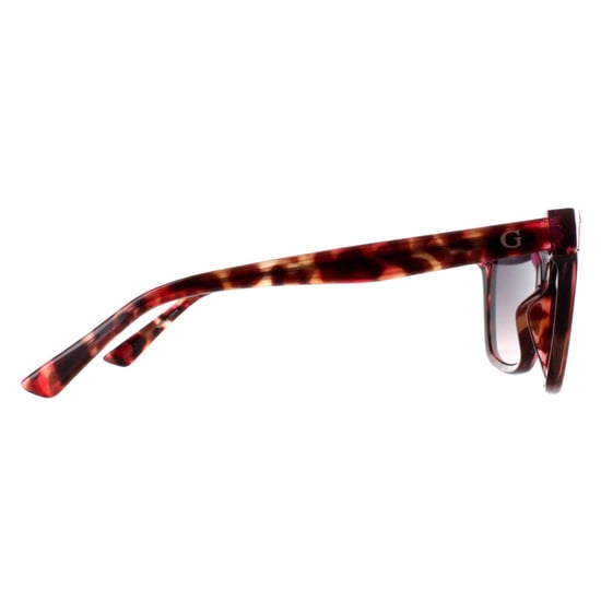 Guess Rectangle Womens Pink Havana Smoke Gradient GU7840