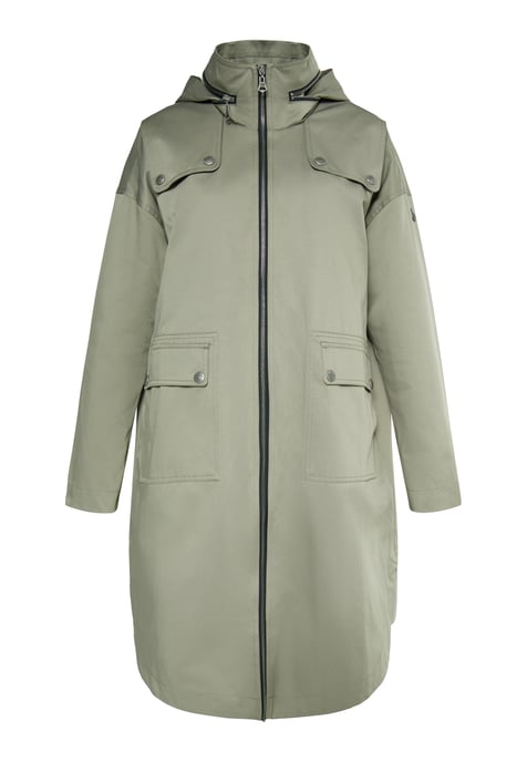Dreimaster Parka Dames olijf - Image 1