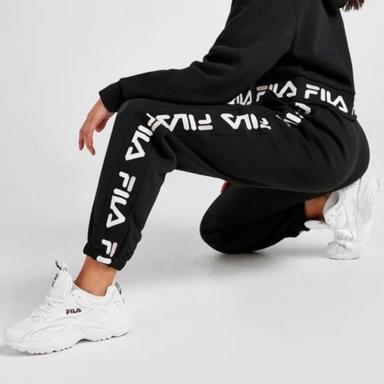 Fila Womens Jacquared Pnl Pnt Joggers Black - Image 5