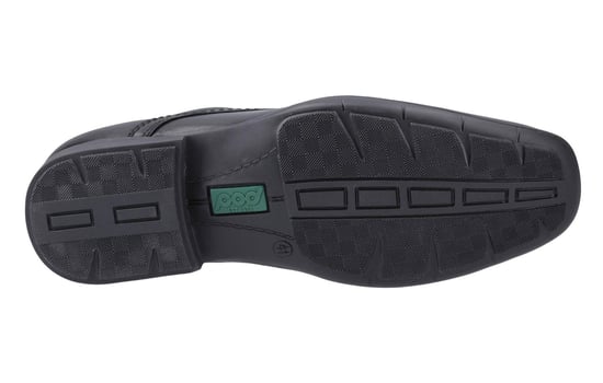 Pod Alec Leren Herenschoenen Met Zwarte Veters. - Image 4