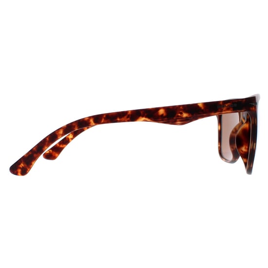Police Rectangle Mens Matte Dark Havana Brown SPL357 Blackbird Light 2