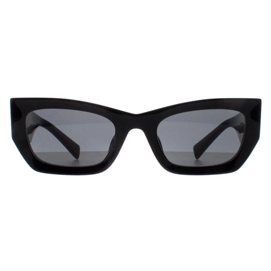 Miu Miu Rectangle Womens Black Dark Grey MU09WS