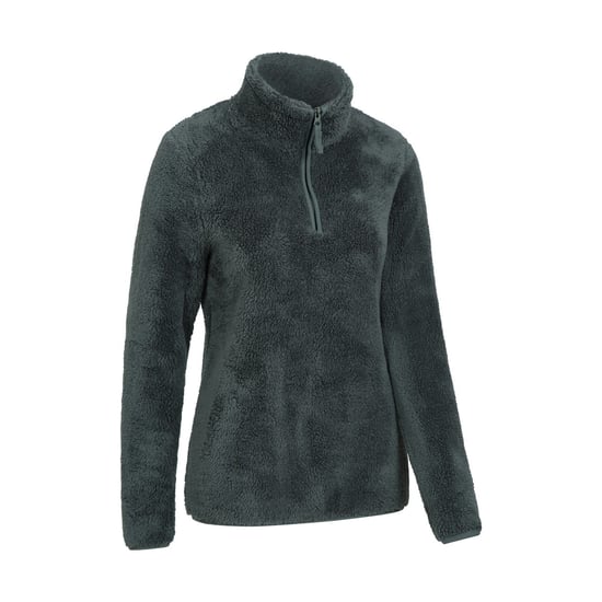 Mountain Warehouse Womens/Ladies Teddy Fleece Quarter Zip Fleece Top (Green)