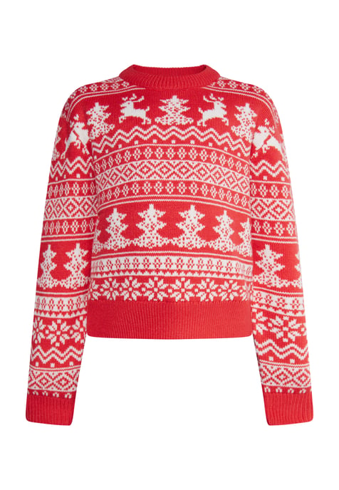 Mo Jumper jongens (kinderen) rood wit - Image 1