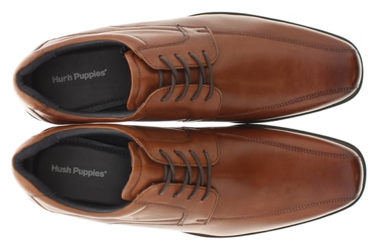 Hush Puppies Mens Shoes Smart Brandon Leather tan