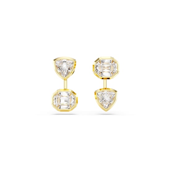 Swarovski 'Imber Organic' Women's Gold Plated Metal Stud Earrings - Gold 5705461 - Image 1