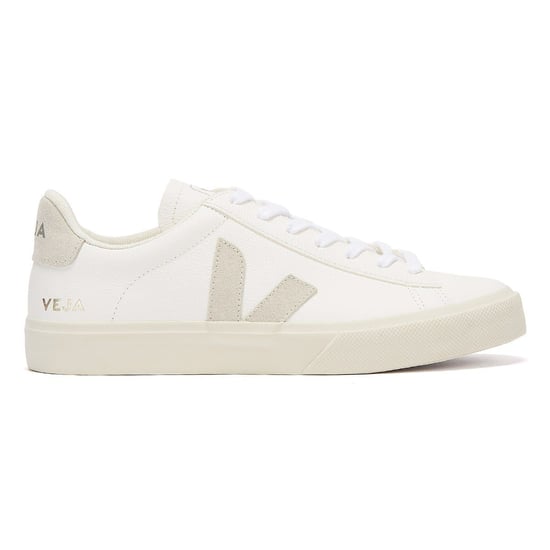 Veja Campo Mens Trainers - (White / Grey) - Image 5