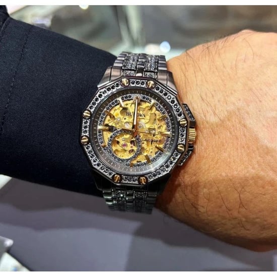 Bulova Octava Heren Horloge Grijs 98A293 - Image 5