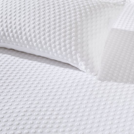 Fluffy Polka Dot Tuft Duvet Cover Set - Image 3