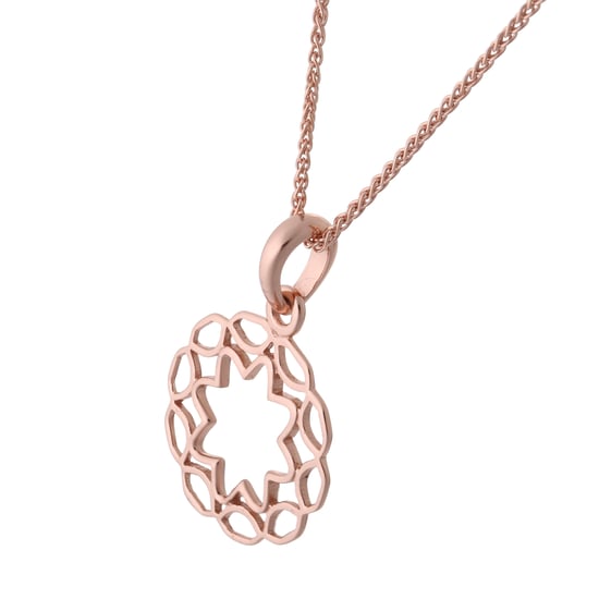 Orphelia 'Jasmine' Dames 925 Sterling Zilveren Set: Armband + Oorbellen + Ketting - Roze SET-7076/1 - Image 3