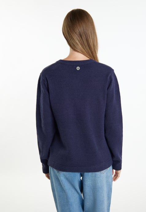 Dreimaster Cardigan women marine