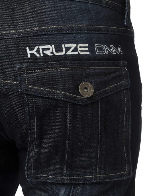 Kruze heren Cargo Combat Jeans - Donkerblauw - Image 5