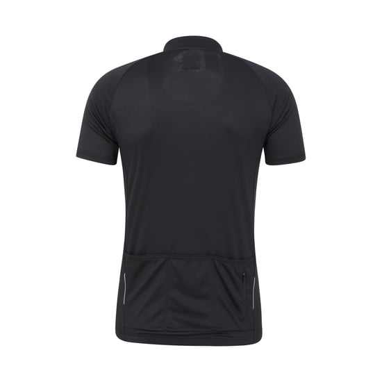 Mountain Warehouse Mens Roubaix Full Zip Cycling Top (Jet Black)