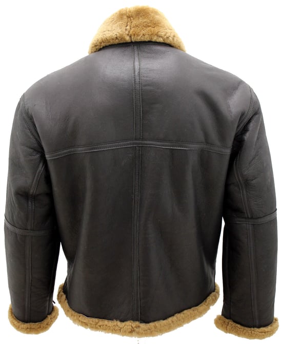 RAF Sheepskin Leather Aviator Jacket - Skyfair - Image 4