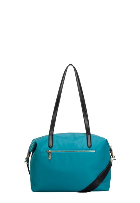 NYLON ZIP TOP TOTE BAG