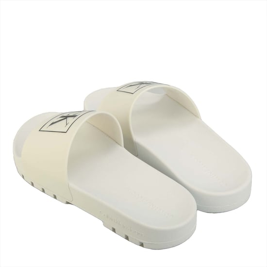 Women's Calvin Klein Retro Tennis Sliders in White