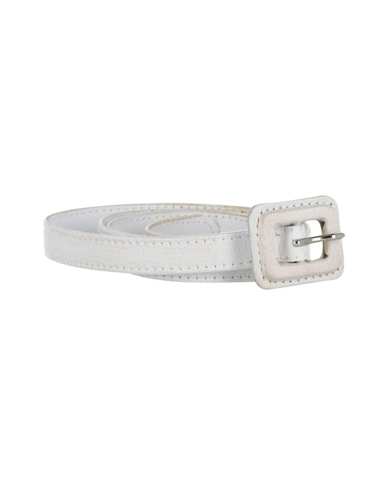 Dior bälte i vitt läder - Image 2