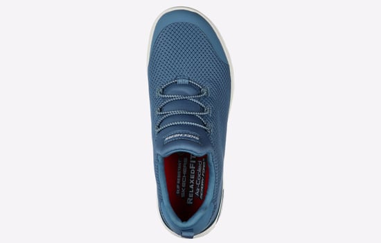 Skechers Workwear Marsing Waiola SR Mesh Dames Blauwe Sneakers - Image 4