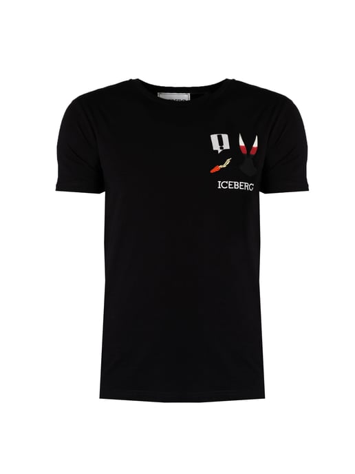 Iceberg T-Shirt Men's Black - Image 1