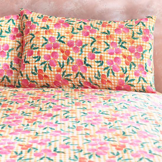 Juicy Floral Reversible Duvet Cover Set - Image 4
