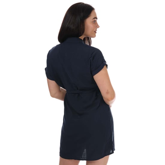 Women's Vero Moda Easy SS Shirt Dress in Navy