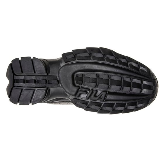 Shop Voor Fila Disruptor Ii Premium Zwarte/Witte/Fila Rode Trainers - Image 4
