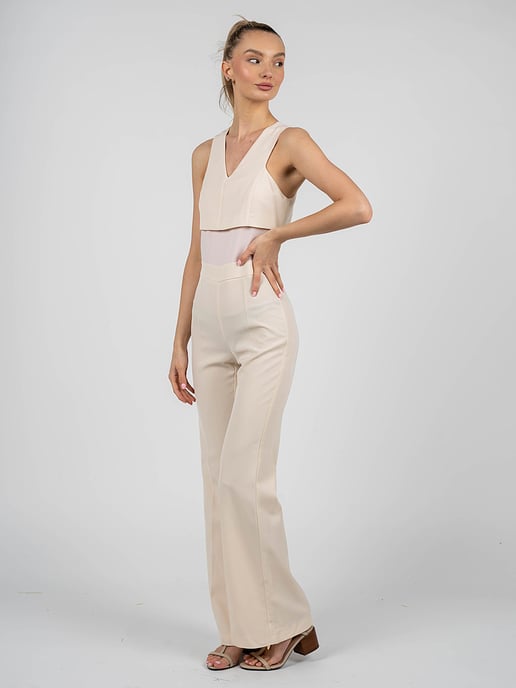 Patrizia Pepe Jumpsuit Woman's Beige - Image 5