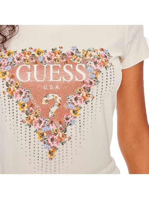 Guess dames T-shirt met bloemenprint - Image 2