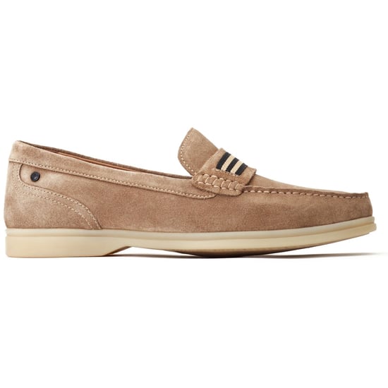 Base London Drum Leather Men's Sand Loafers - Image 5