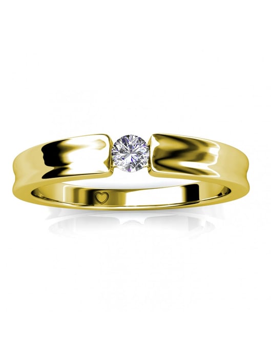Eenvoud Ring - Oostenrijks Kristal - Image 3